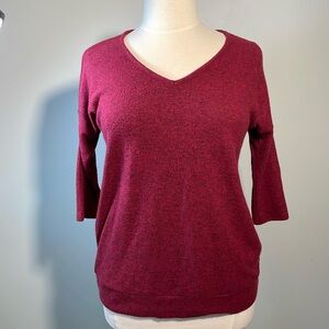 Torrid Super Soft Plush 3/4 Sleeve V Neck Top
